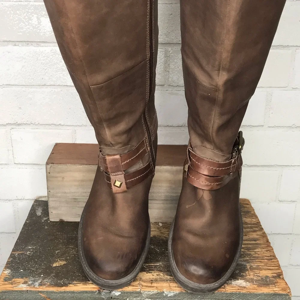 Earth Sierra Stone Tall Boots Size 8 - Picture 6 of 11